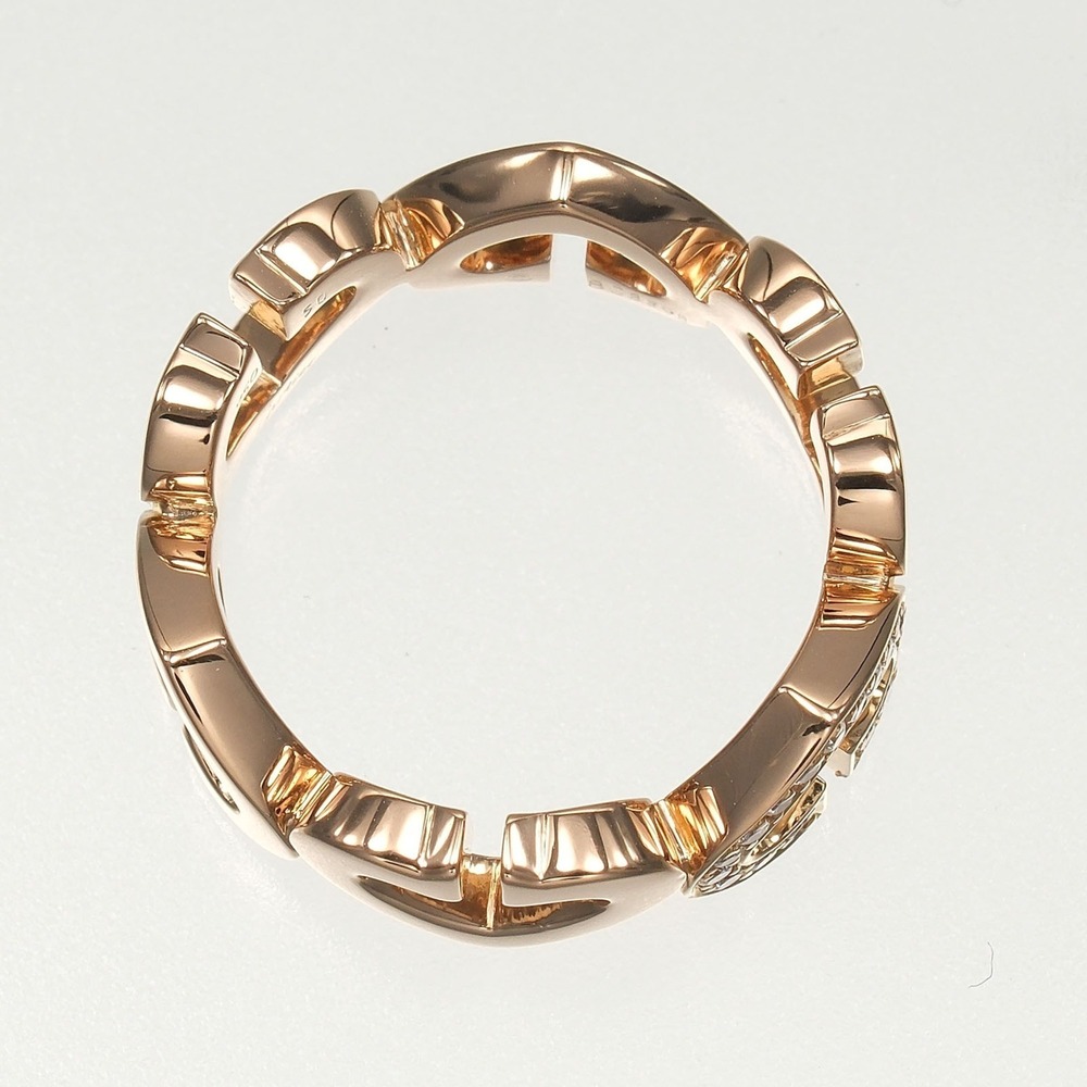 CARTIER 18k Gold Diamond Heart Ring - Picture 8 of 11